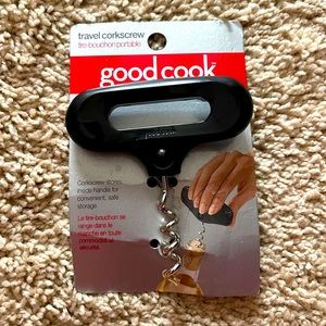 Good Cook Travel Corkscrew Wine Opener NWT